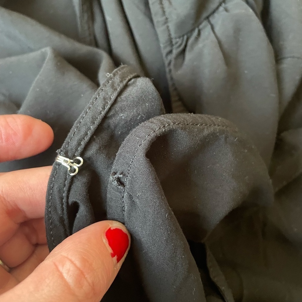 GAP black wrap maxi dress - Picture 3 of 5